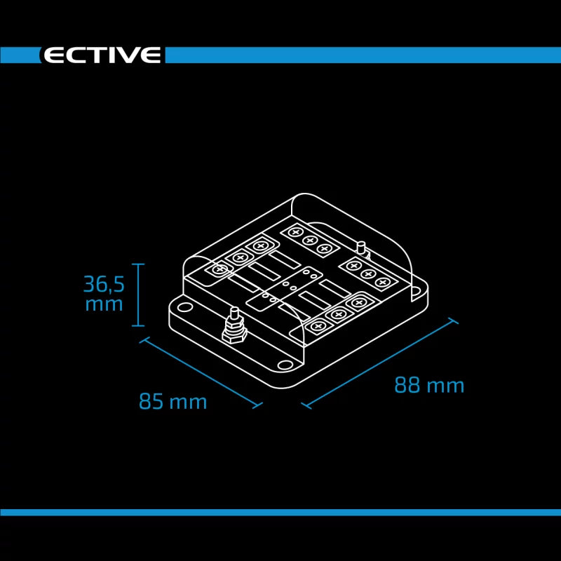 ECTIVE KFZ-Flachsicherungshalter 6-fach mit LED-Indikator - TN5194 - Image 4