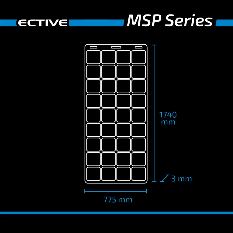 ECTIVE MSP 260 Flex – flexibles Solarmodul monokristallin 260 W | TN5316 - Image 7