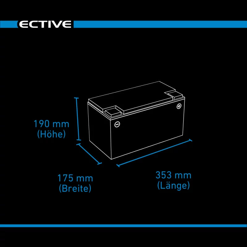 ECTIVE DC 110 GEL Versorgungsbatterie 110AH | TN6961 - Image 4