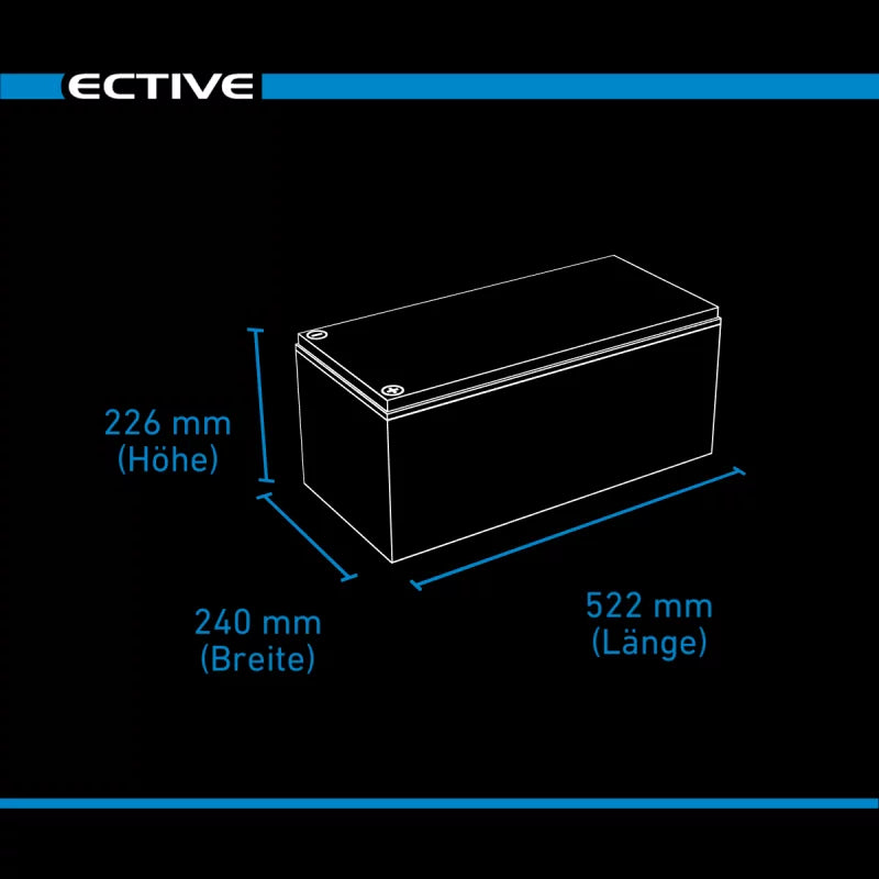 ECTIVE DC 220 GEL Versorgungsbatterie 220AH | TN6965 - Image 4