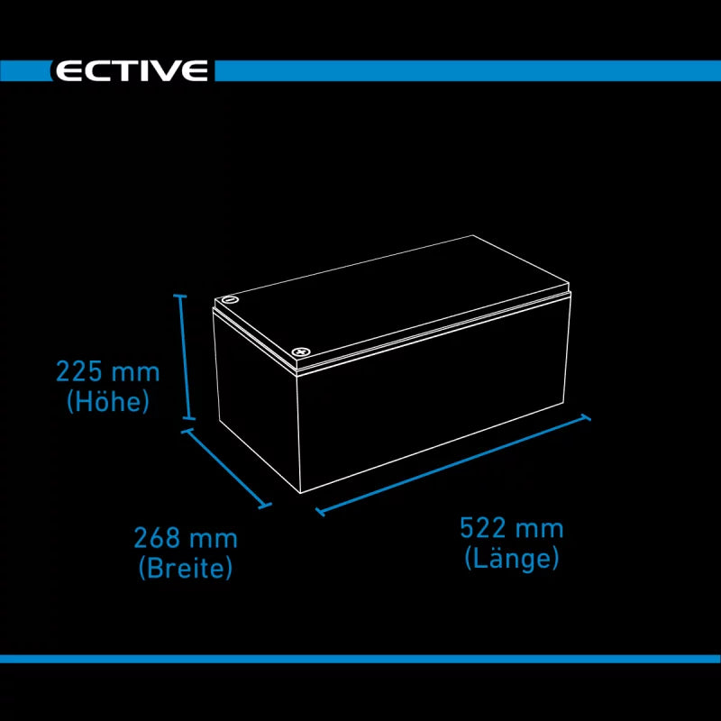 ECTIVE DC 300 GEL Versorgungsbatterie 300AH | TN6966 - Image 4